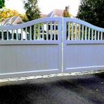 Wrought Iron / Wood Replica Automated Entry Gate