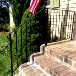 2-Rail Wrought Iron Railing with Collars