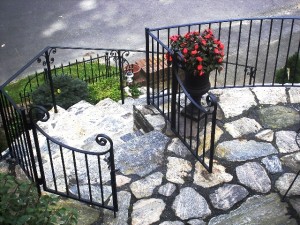 2-Rail Iron Railing