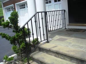 Iron Railing with collars