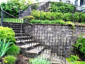 Iron Railing with collars