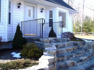 2-Rail Iron Railing