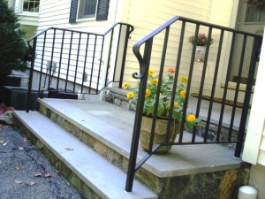 2-Rail Iron Railing