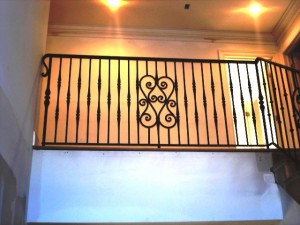 Iron Railing with scrolls