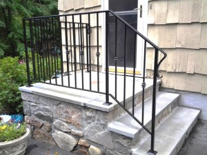 Iron Railing with collars