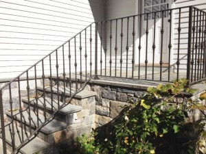 Iron Railing with collars