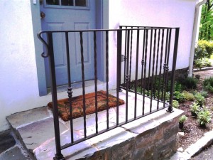 Iron Railing with collars