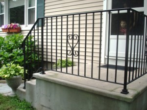 Iron Railing with scrolls