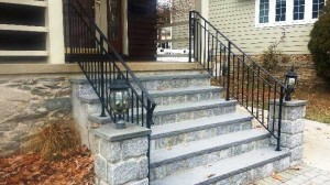 3-Rail Iron Railing