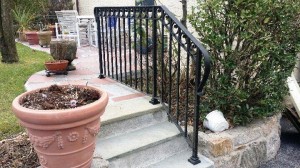 3-Rail Iron Railings