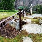 2-Rail Brown Wrought Iron Handrail