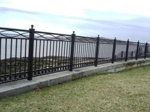 4-Rail Iron Fence