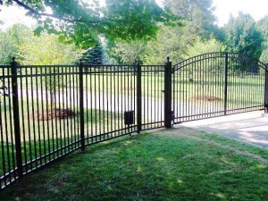 4-Rail Iron Fence