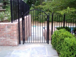 2-Rail Iron Walk Gates