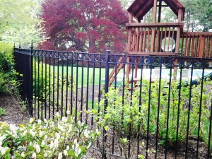 3-Rail Iron Fence