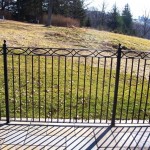 3-Rail Iron Fence
