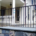 Iron Fence with Collars