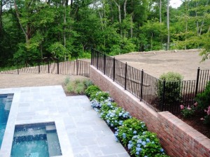 Iron Pool Fence