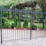 3-Rail Iron Fence