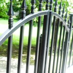 Iron Fence with Finials