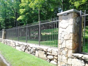 2-Rail Iron Fence