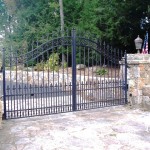 Entry Gates with Finials