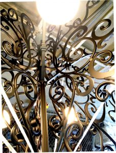 Custom Wrought Iron Chandelier