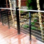 Black Wrought Iron Cable Rail